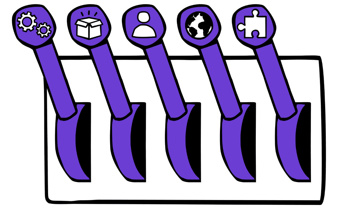 our-approach_section-07-v1 Diagram illustration of five levers